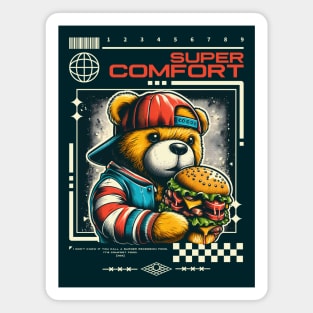 Super Comfort Hamburger Magnet